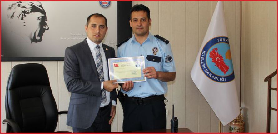 AYRANCI EMNİYETİNE BAŞARI BELGESİ!