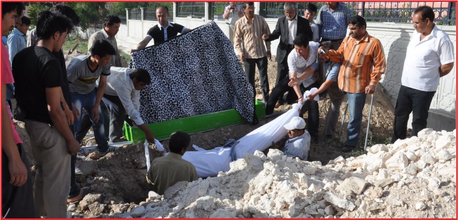 KATLEDİLEN AFGAN AİLE TOPRAĞA VERİLDİ