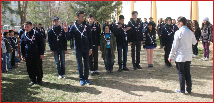 İZCİLERİMİZDEN ORYANTİRİNG ETKİNLİĞİ