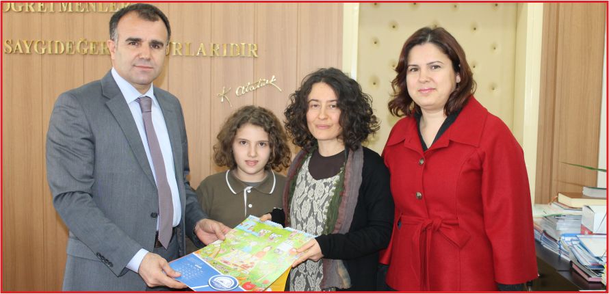 TÜRKİYE BİRİNCİSİ ELİF KURT SULTANOĞLU´NU ZİYARET ETTİ