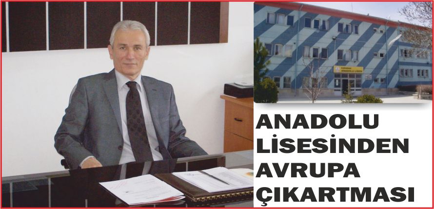 ANADOLU LİSESİNDEN AVRUPA ÇIKARTMASI