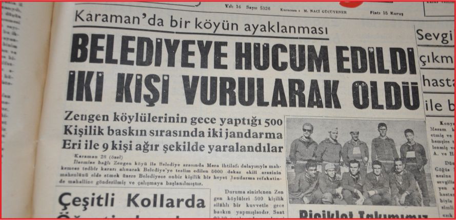 KARAMAN’DA BİR KÖYÜN AYAKLANMASI !