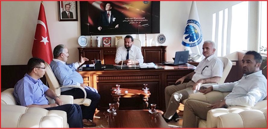 MİLLETVEKİLİ HALİL ETYEMEZ ‘DEN  REKTÖR AKGÜL’E ZİYARET
