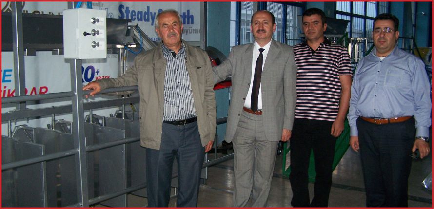ÖZTİRYAKİ’DEN SÜT SAĞIM İMALATÇILARINA ZİYARET