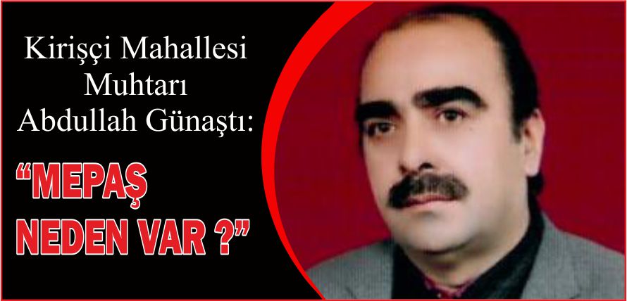 “MEPAŞ NEDEN VAR ?”