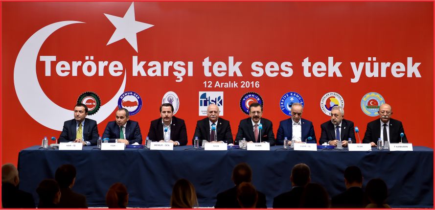 “TERÖRE KARŞI TEK YÜREĞİZ”
