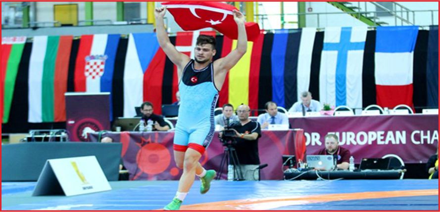 GÜREŞTE OSMAN GÖÇEN AVRUPA ÜÇÜNCÜSÜ