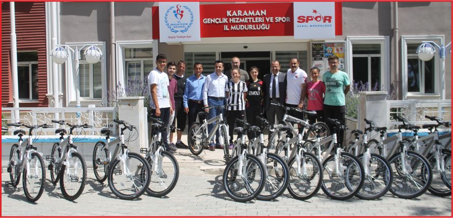 HALK SAĞLIĞI MÜDÜRLÜĞÜ’NDEN BAŞARILI SPORCULARA BİSİKLET