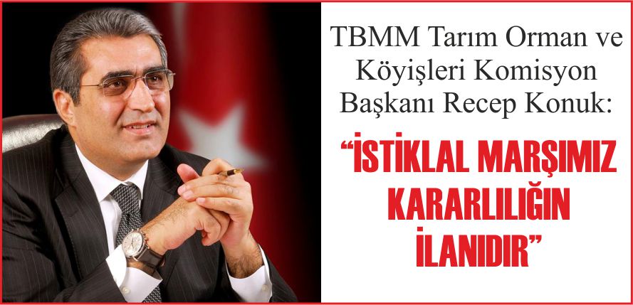 “İSTİKLAL MARŞIMIZ  KARARLILIĞIN İLANIDIR”