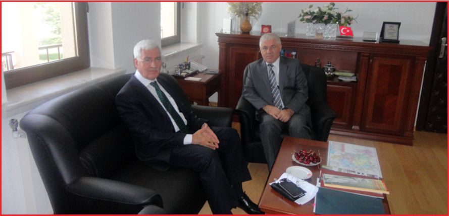 VALİ KOCA\&#039;DAN KARAYOLLARI 3. BÖLGE MÜDÜRÜNE ZİYARET