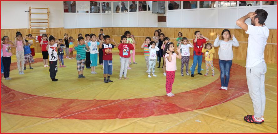 YAZ SPOR OKULLARI ANTRENMANLARI KEYİFLİ GEÇİYOR