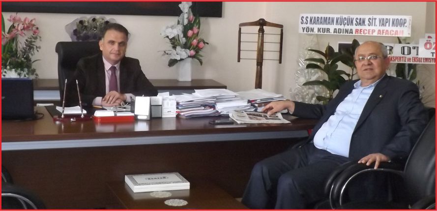 KTSO BAŞKANI  TOKTAY'DAN İL GENEL MECLİS BAŞKANI CELALETTİN GÜNGÖRER' E ZİYARET