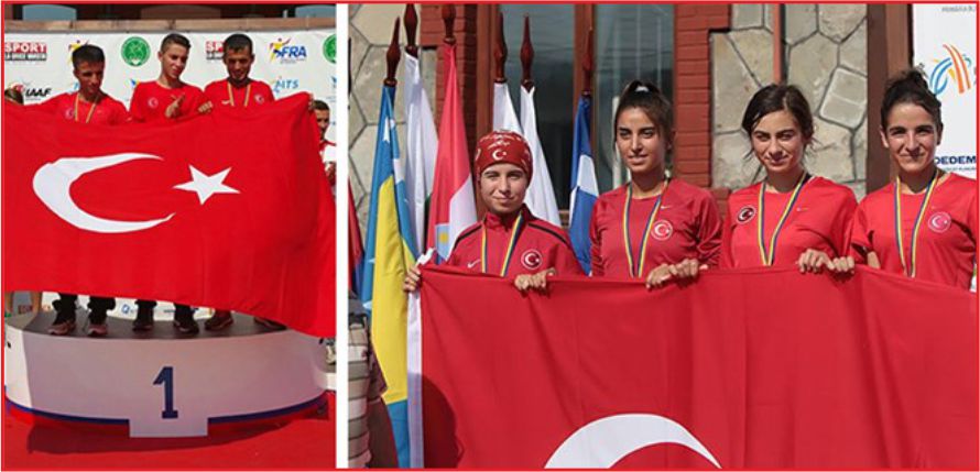 BALKAN DAĞ KOŞUSUNDA TÜRKİYE 1. OLDU