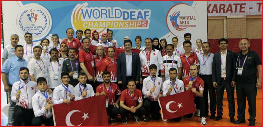 İŞİTME ENGELLİLER DÜNYA ŞAMPİYONASINDA 13 MADALYA