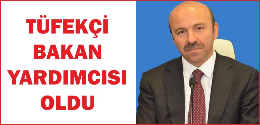 TÜFEKÇİ BAKAN YARDIMCISI OLDU