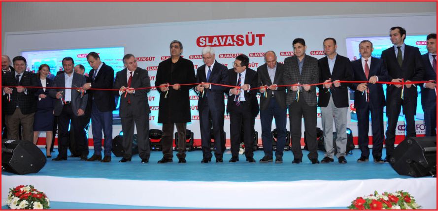 SLAVA SÜT TESİSLERİ AÇILDI