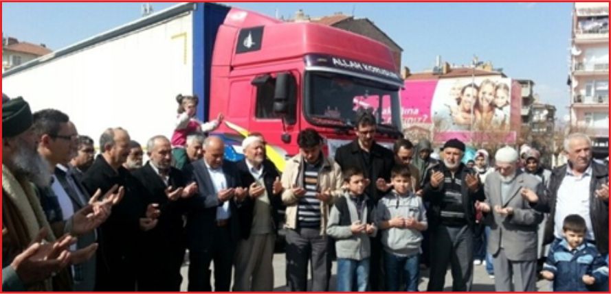 KARAMAN\&#039;DAN SURİYE\&#039;YE YARDIM