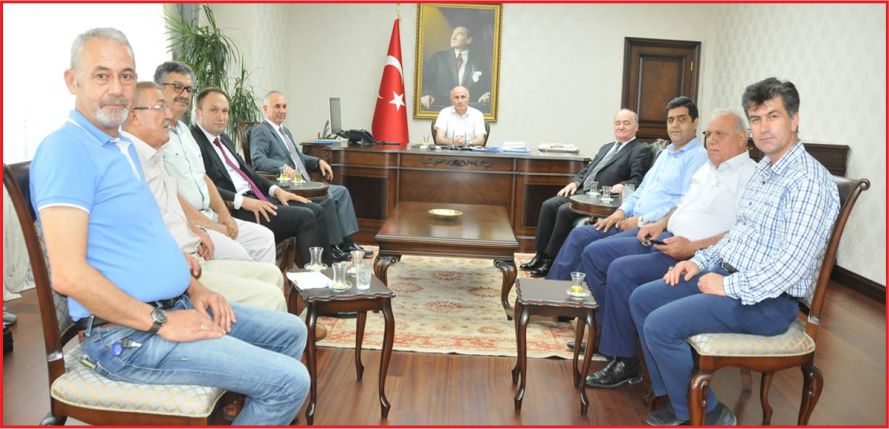 THK  ÜNİVERSİTESİ HEYETİ VALİ MERAL’İ ZİYARET ETTİ