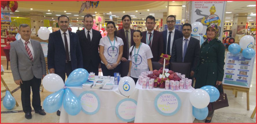 DİYABET GÜNÜ VESİLESİYLE MAKRO AVM’ DE STANT AÇILDI