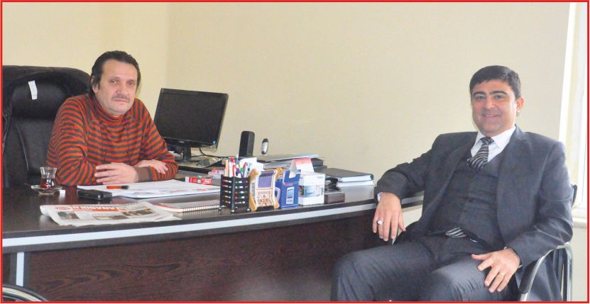 GENÇOĞLU’DAN GAZETEMİZE ZİYARET