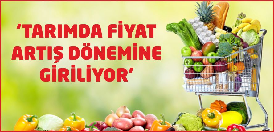 'TARIMDA FİYAT ARTIŞ DÖNEMİNE GİRİLİYOR'