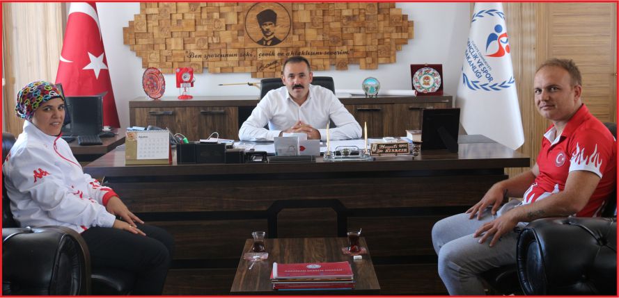 OLİMPİYAT ÜÇÜNCÜSÜ SPORCUDAN KISACIK’A ZİYARET