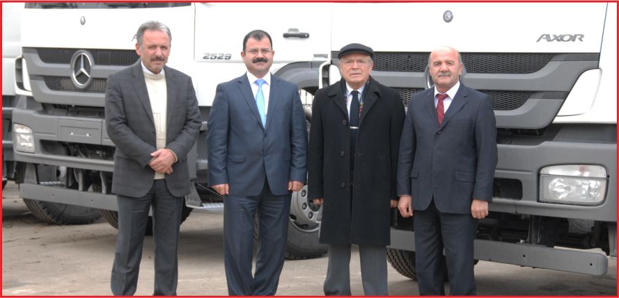 BELEDİYE’YE YENİ ARAÇLAR ALINDI