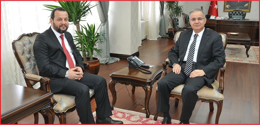 REKTÖR AKGÜL'DEN VALİ TAPSIZ'A  ZİYARET