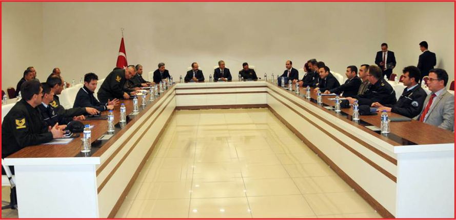 HALKOYLAMASI GÜVENLİK TOPLANTISI YAPILDI