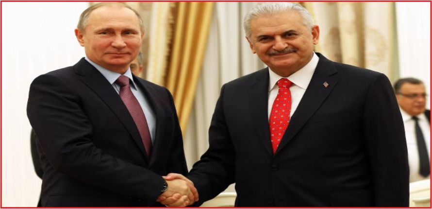 BAŞBAKAN YILDIRIM, RUSYA DEVLET BAŞKANI PUTİN İLE BİR ARAYA GELDİ