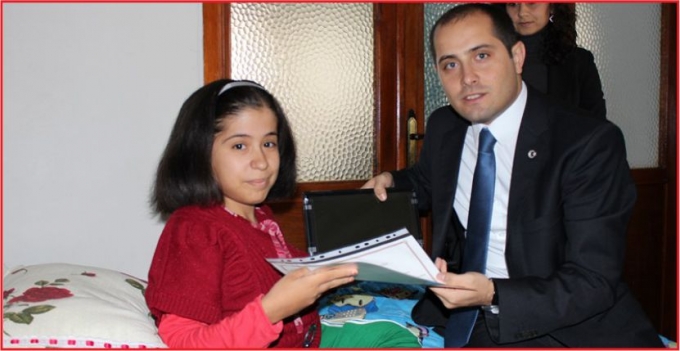 AYRANCI\&#039;DA ENGELLİ ÖĞRENCİ ÖDÜLLENDİRİLDİ
