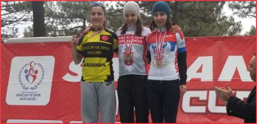 KARAMAN BİSİKLETTE BAŞARIDAN BAŞARIYA KOŞUYOR