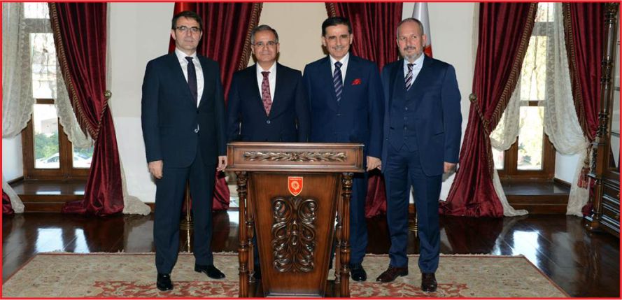 VALİ TAPSIZ ANKARA VALİSİ TOPACA’YI ZİYARET ETTİ