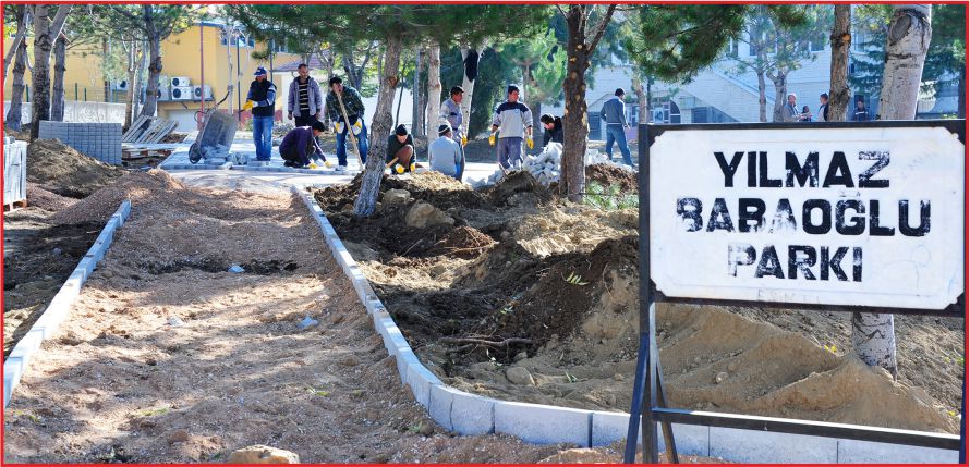 PARK YENİLEME ÇALIŞMALARI DEVAM EDİYOR