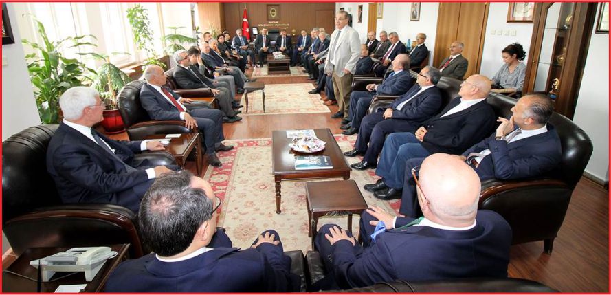 VALİ KOCA' YA NEZAKET ZİYARETİ