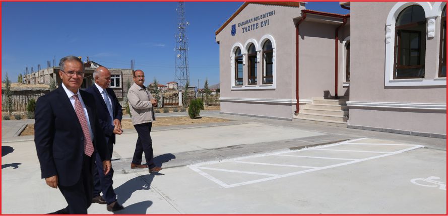 TAZİYE EVİNDE İNCELEMELERDE BULUNDU