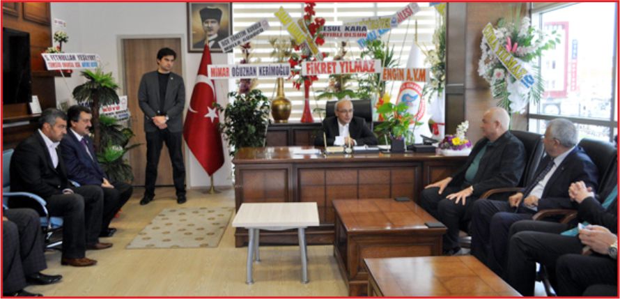 BAKAN ELVAN, MEHMET KALE'Yİ ZİYARET ETTİ