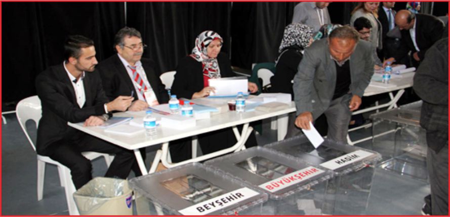 AK PARTİLİLER  SANDIK BAŞINDA