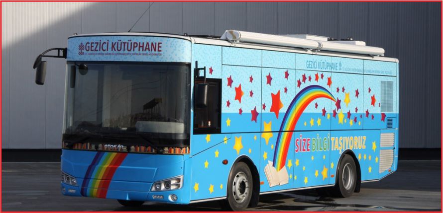 GEZİCİ KÜTÜPHANELER YOLA ÇIKIYOR