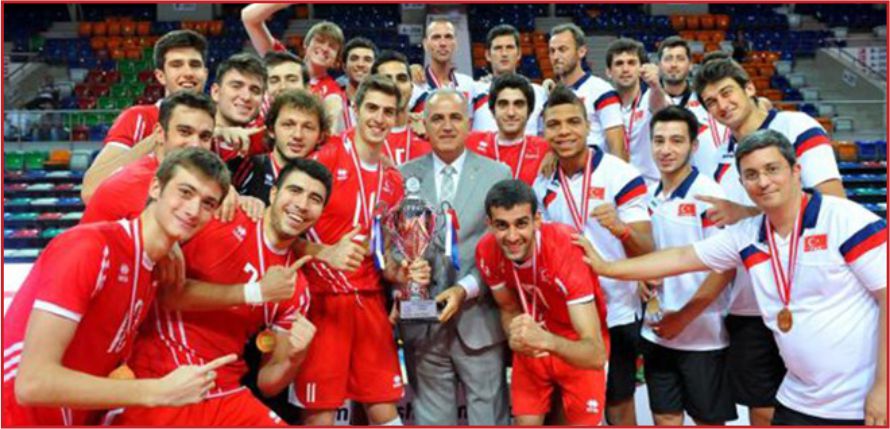 VOLEYBOLDA ŞAMPİYON TÜRKİYE