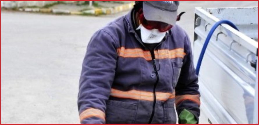 BELEDİYE’DEN HAŞARE MÜCADELESİ