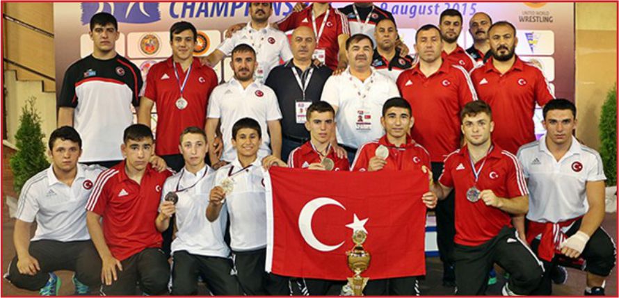 SERBEST GÜREŞ MİLLİ TAKIMIMIZ, AVRUPA İKİNCİSİ