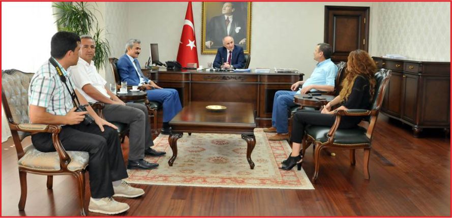 VALİ MERAL’E ZİYARETLER DEVAM EDİYOR