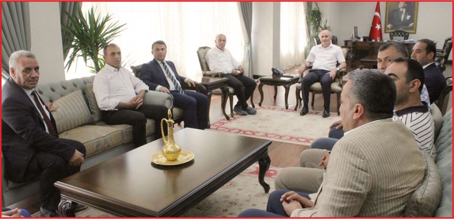 VİRANŞEHİR HEYETİ VALİ MERAL’İ MAKAMINDA ZİYARET ETTİ