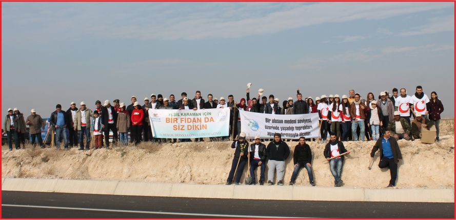 180 FİDAN TOPRAKLA BULUŞTU