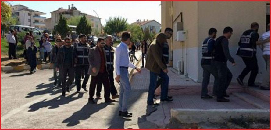 FETÖ’DEN GÖZALTINA ALINAN 13 KİŞİ ADLİYEYE SEVK EDİLDİ