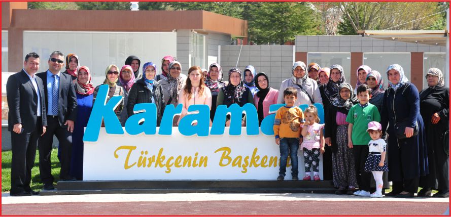 HANIMLAR KARAMAN&#039;I GEZİYOR