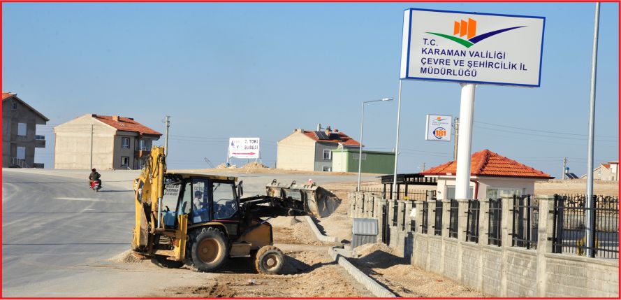 2. TOKİ YOLU DÜZENLENİYOR