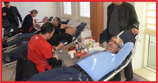 ADLİYE ÇALIŞANLARI KAN BAĞIŞINDA BULUNDU