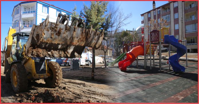 ADNAN ÖZDAĞ PARKI YENİLENİYOR